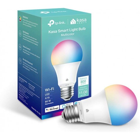  Bombillas LED inteligentes WiFi y Bluetooth que cambian de  color para dormitorio, bombillas inteligentes regulables que cambian de  color, funcionan con Alexa, Google Assistant Home App, A19, 60 W 800 
