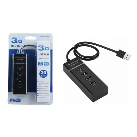 HUB USB 4 Puertos 3.0 - Beepcom - Ecuador