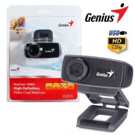 Camara Web Genius 1000X HD 720P Usb negro