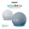 Alexa Echo Dot con Reloj (5.ª generación) | Parlante inteligente con reloj y Alexa