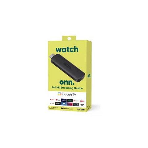 GOOGLE TV WATHC ONN-FULL HD STREAMING DEVICE CON CONTROL REMOTO POR GOOGLE