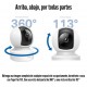 Cámara de seguridad para el hogar con Wi-Fi y función de giro e inclinación Tapo C212