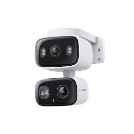 Cámara TP-LINK tapo C246D 2K 3MP para interiores y exteriores con doble lente panorámica