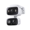 Cámara TP-LINK tapo C246D 2K 3MP para interiores y exteriores con doble lente panorámica