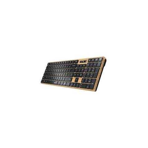 TECLADO GENIUS SLIMSTAR 7250BT / WIFI + BLUETTOTH /2 AAA/MADERA