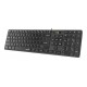Teclado Genius Slimstar 126 Multimedia Usb Ultradelgado Negro Español