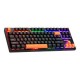 TECLADO MECÁNICO MARVO KRONE 87 KG901C GAMER, RGB, SWITCH BLUE, ANSI