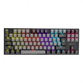 TECLADO MECANICO GAMER 80% PORCIENTO XTRIKE ME GK 989 TKL NEGRO SWITCHES RED