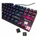 TECLADO MECANICO GAMER 80% PORCIENTO XTRIKE ME GK 989 TKL NEGRO SWITCHES RED