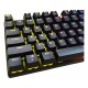 TECLADO MECANICO GAMER 80% PORCIENTO XTRIKE ME GK 989 TKL NEGRO SWITCHES RED