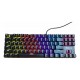 TECLADO MECANICO GAMER 80% PORCIENTO XTRIKE ME GK 989 TKL NEGRO SWITCHES RED