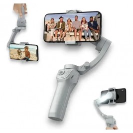 Gimbal Tokqi M01 3 Ejes con Luz LED para Celular y Vloggers