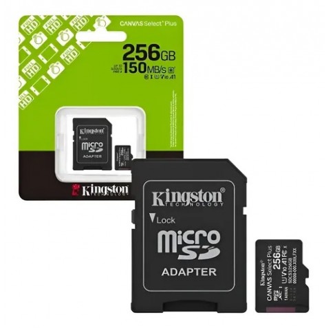 Micro Sd Kingston 256gb V10 150 Mb/s Canvas Select Plus