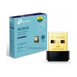 Adaptador inalámbrico Nano USB de doble banda AC600 Archer T2U Nano