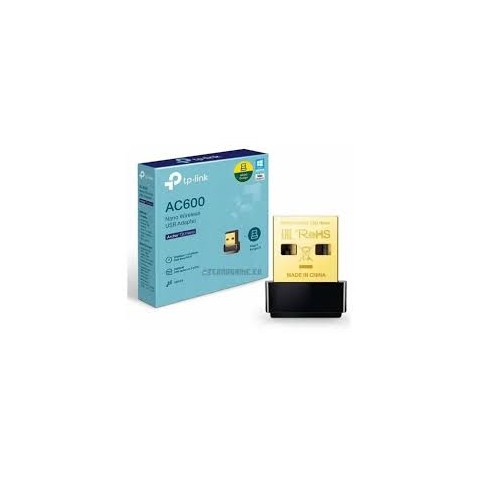 Adaptador inalámbrico Nano USB de doble banda AC600 Archer T2U Nano