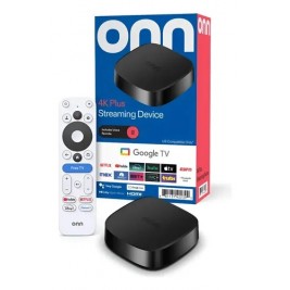 Onn 4K, Google TV -8GB de Almacenamiento, 2GB de RAM, Control Remoto con Control por Voz