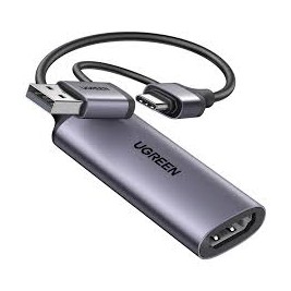UGREEN Tarjeta de captura Full HD 1080P 4K HDMI a USB 2.0