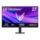 MONITOR LG ULTRAGEAR 27G411A-B – 27″ FHD IPS (1920X1080P) – 1MS MBR – HDR10 – 144HZ OC – HDMI/DP