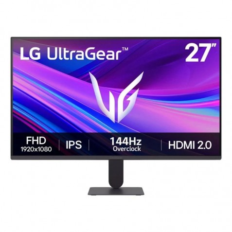 MONITOR LG ULTRAGEAR 27G411A-B – 27″ FHD IPS (1920X1080P) – 1MS MBR – HDR10 – 144HZ OC – HDMI/DP