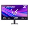 MONITOR LG ULTRAGEAR 27G411A-B – 27″ FHD IPS (1920X1080P) – 1MS MBR – HDR10 – 144HZ OC – HDMI/DP