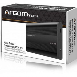 CAJA ARGOM TECH PARA DISCO DURO 2.5 “SATA A USB 2.0 ARG-AC-1030